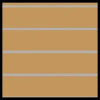 Two-tone HydroTurf EVA foam decking sheet in brown with thin light gray routed lines.