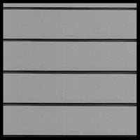 Two-tone gray HydroTurf EVA foam decking sheet with routed black lines, showing the layered material.
