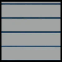 Gray and blue two-tone HydroTurf EVA foam decking sheet with routed lines, 47" x 86" x 6mm.