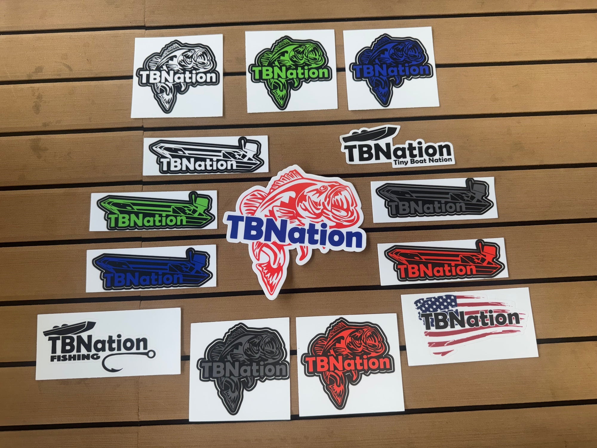 TBNation Fishing Tackle Box Sticker