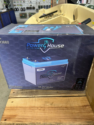 Power House 36v 60ah Deep Cycle Lithium Battery - OPEN BOX