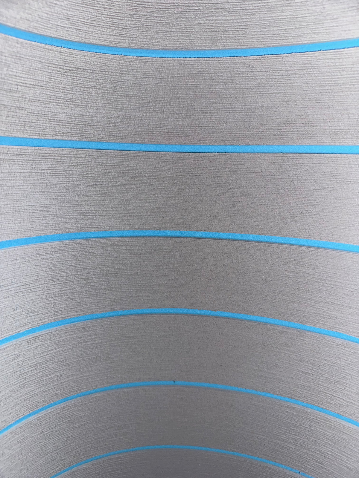 OPEN BOX -  Hydro-turf 2 Tone Wide Groove Teak Cut GRAY/LT BLUE