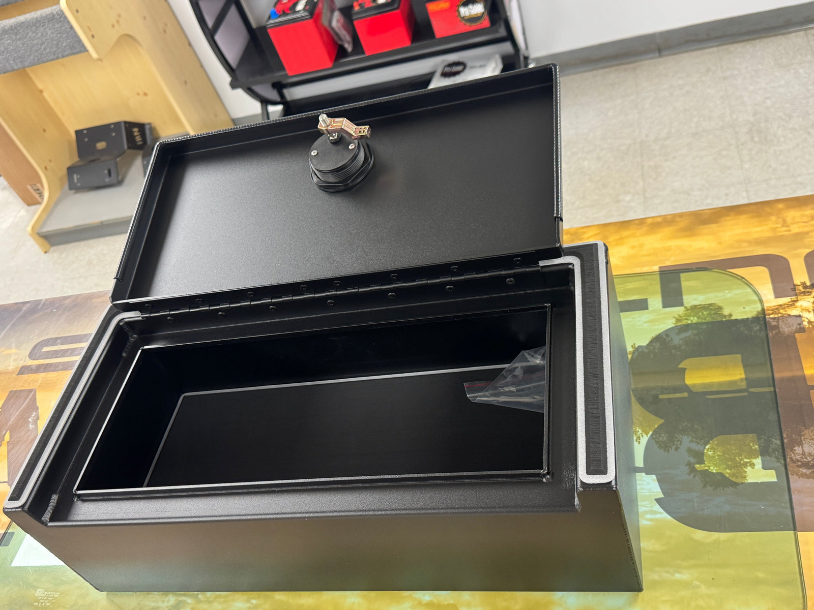 Heavy Duty CUSTOM Aluminum Step Box With Dry Hatch