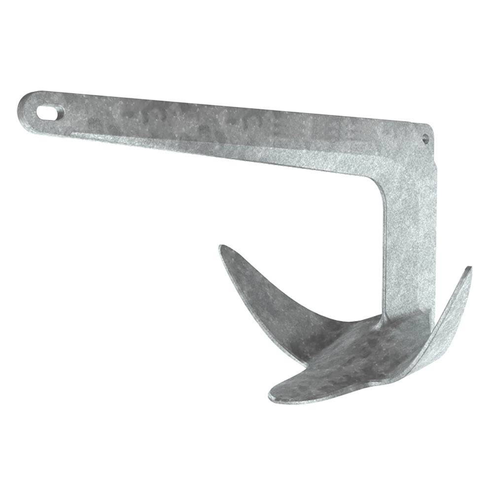 Lewmar 33lb galvanized high-grade steel Claw anchor with a distinctive curved fluke design.