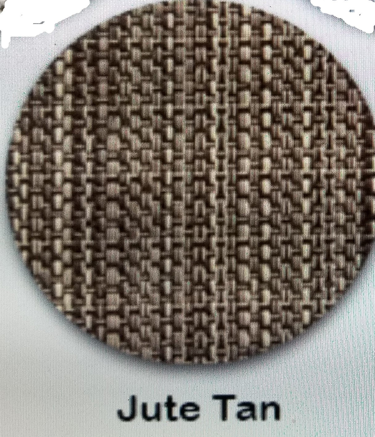 Close-up of Jute Tan MariDeck Elite Weave marine vinyl flooring with a woven texture.