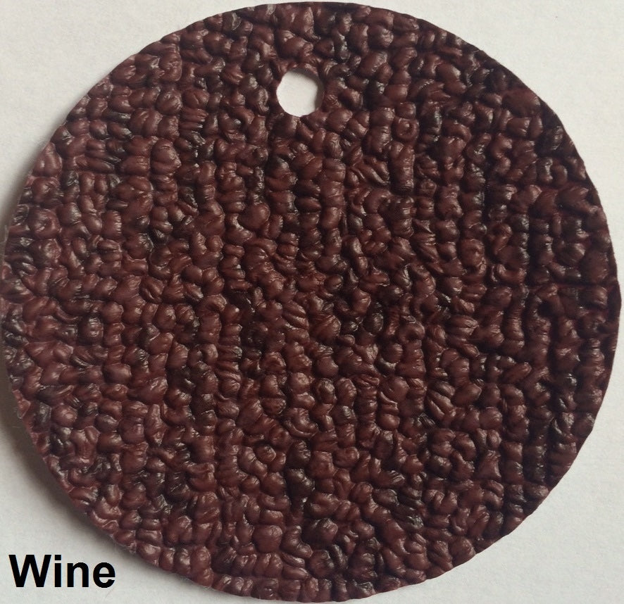 MariDeck Marine Vinyl Boat Flooring swatch in Wine, showing its textured, slip-resistant surface.