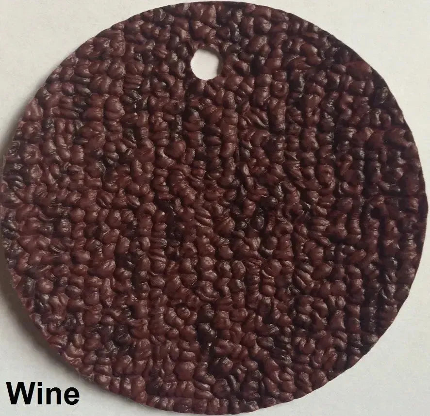 MariDeck Marine Vinyl Boat Flooring swatch in Wine, showing its textured, slip-resistant surface.