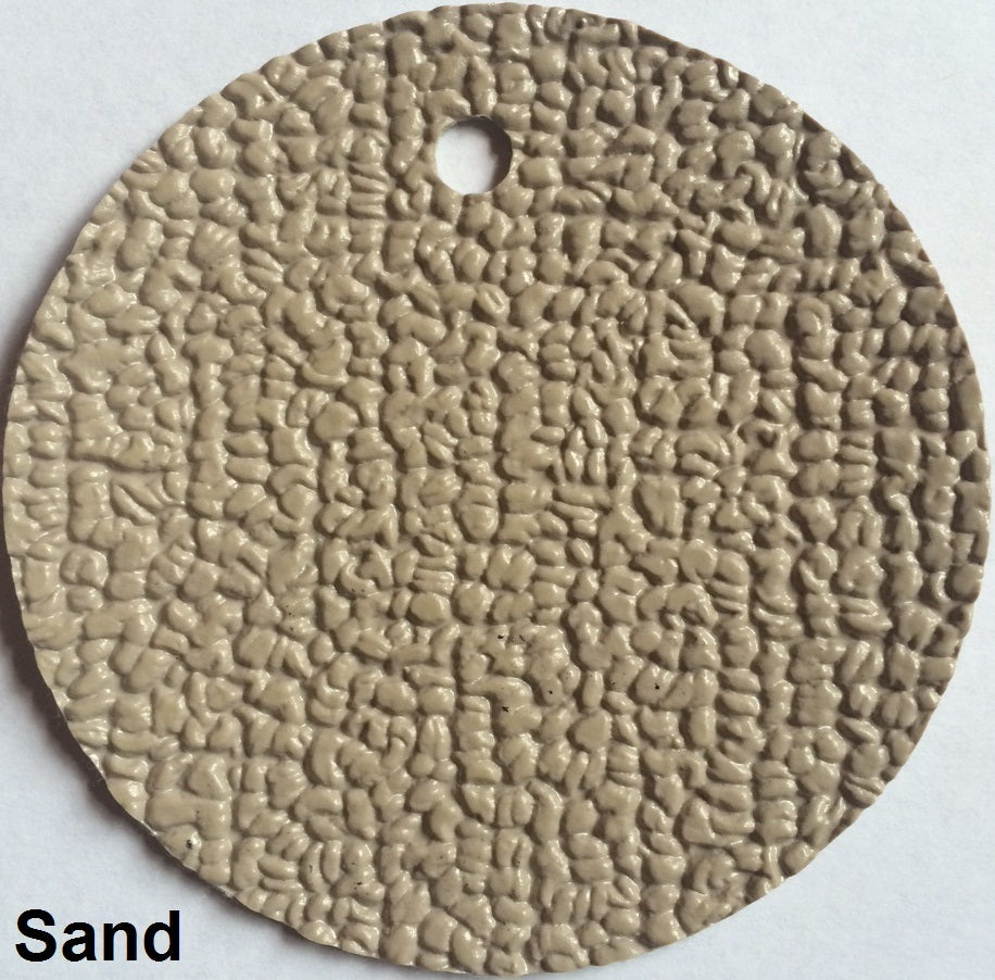 MariDeck Marine Vinyl Boat Flooring sample in Sand, showing textured, slip-resistant surface.