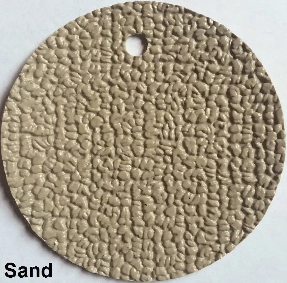 MariDeck Marine Vinyl Boat Flooring sample in Sand, showing textured, slip-resistant surface.