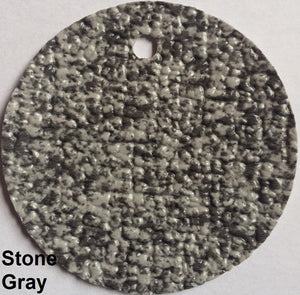 Stone Gray MarineDeck 80 mil textured vinyl flooring sample with a speckled, slip-resistant finish.
