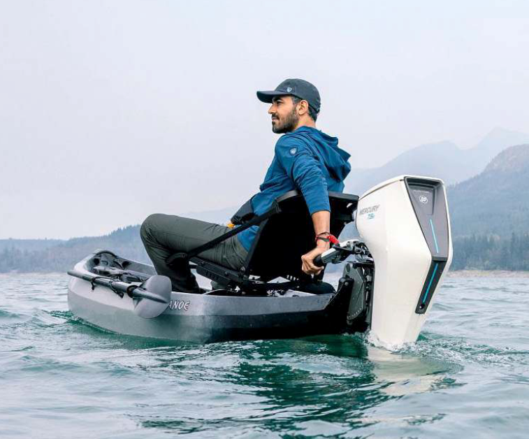 Mercury Avator Electric Outboard Motor full display