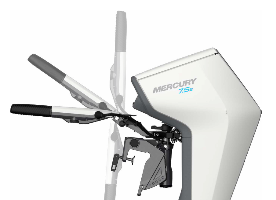 Mercury Avator Electric Outboard Motor tiller function