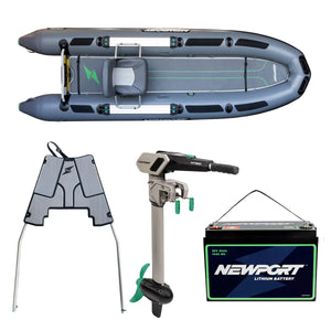 Newport NS130 Inflatable Skiff Bundle