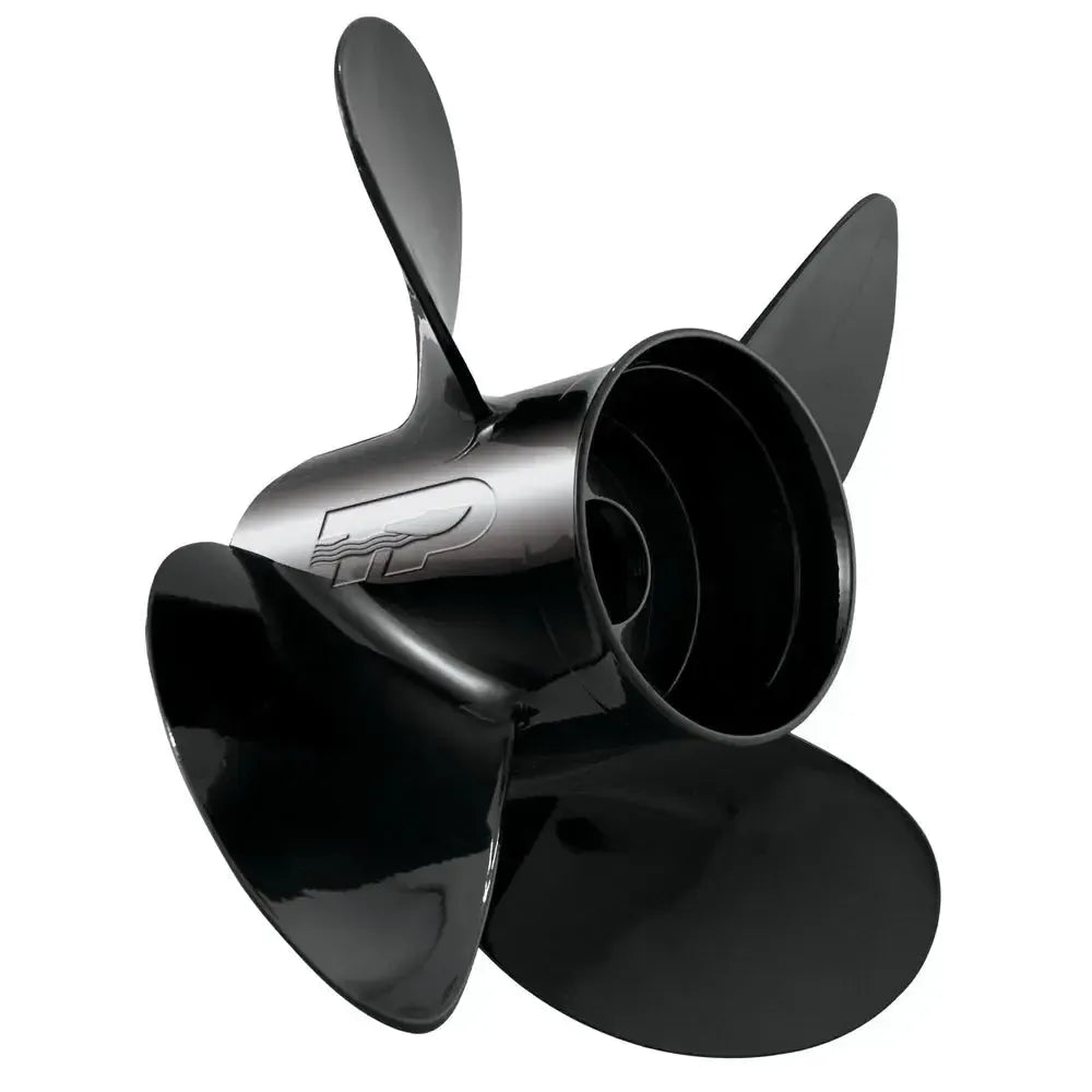 Black Turning Point LE1-LE2-1315-4 Hustler aluminum right-hand 4-blade propeller, 13.5 x 15.