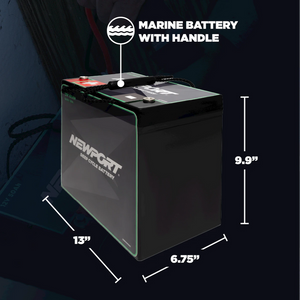 Newport 12V 50AH Deep Cycle Marine Battery