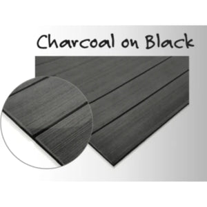 OrthoDek™ Foam Decking Sheets - DIY Self-Routing _ Charcoal on Black