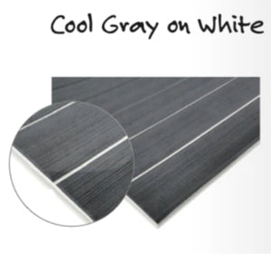 OrthoDek™ Foam Decking Sheets - DIY Self-Routing _ Cool Gray on White