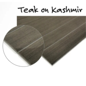 OrthoDek™ Foam Decking Sheets - DIY Self-Routing _ Teak on Kashmir