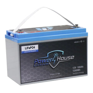 POWER HOUSE 12V DEEP CYCLE LITHIUM BATTERIES