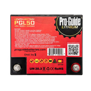 PRO-GUIDE 12V LITHIUM DEEP CYCLE BATTERIES