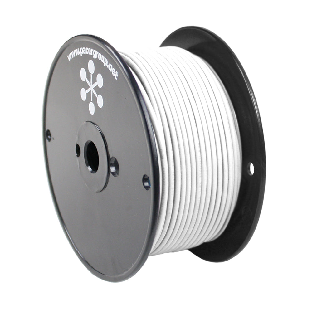 Pacer White 8 AWG Primary Wire - 250&#39;-Electrical-1-Tiny Boat Nation