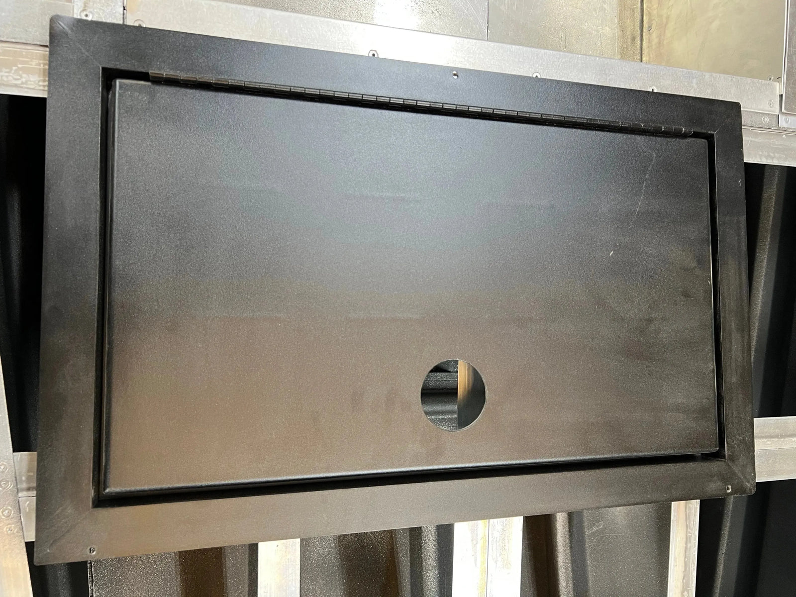 Pre-Drill 2.5" Latch Hole