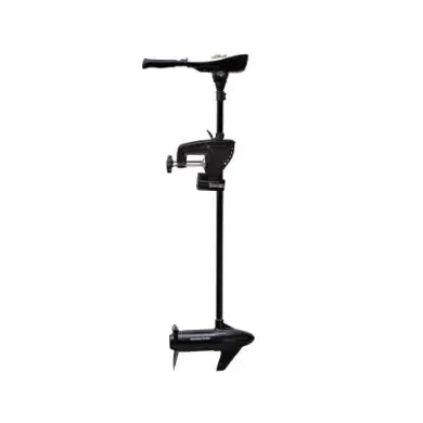 Black Pro Controll L-type 50lb thrust 36" 12V trolling motor with propeller and adjustable mount.