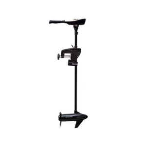 Black Pro Controll L-type 50lb thrust 36" 12V trolling motor with propeller and adjustable mount.