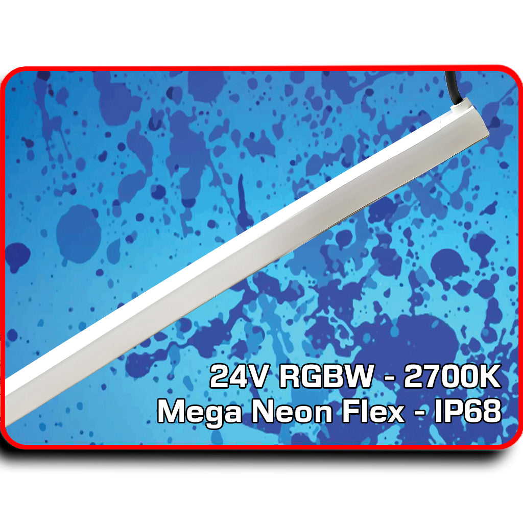 MEGA LED Neon Flex - RGBW (2700K) - 24V
