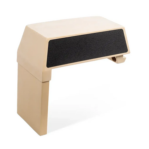 RPD 1422 Side Console Kit for Jon boat, beige plastic with black textured front panel.