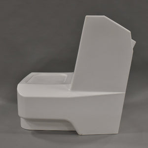 RPD 1719 white console for Jon boat, featuring a sleek, modern design with a flat top surface.