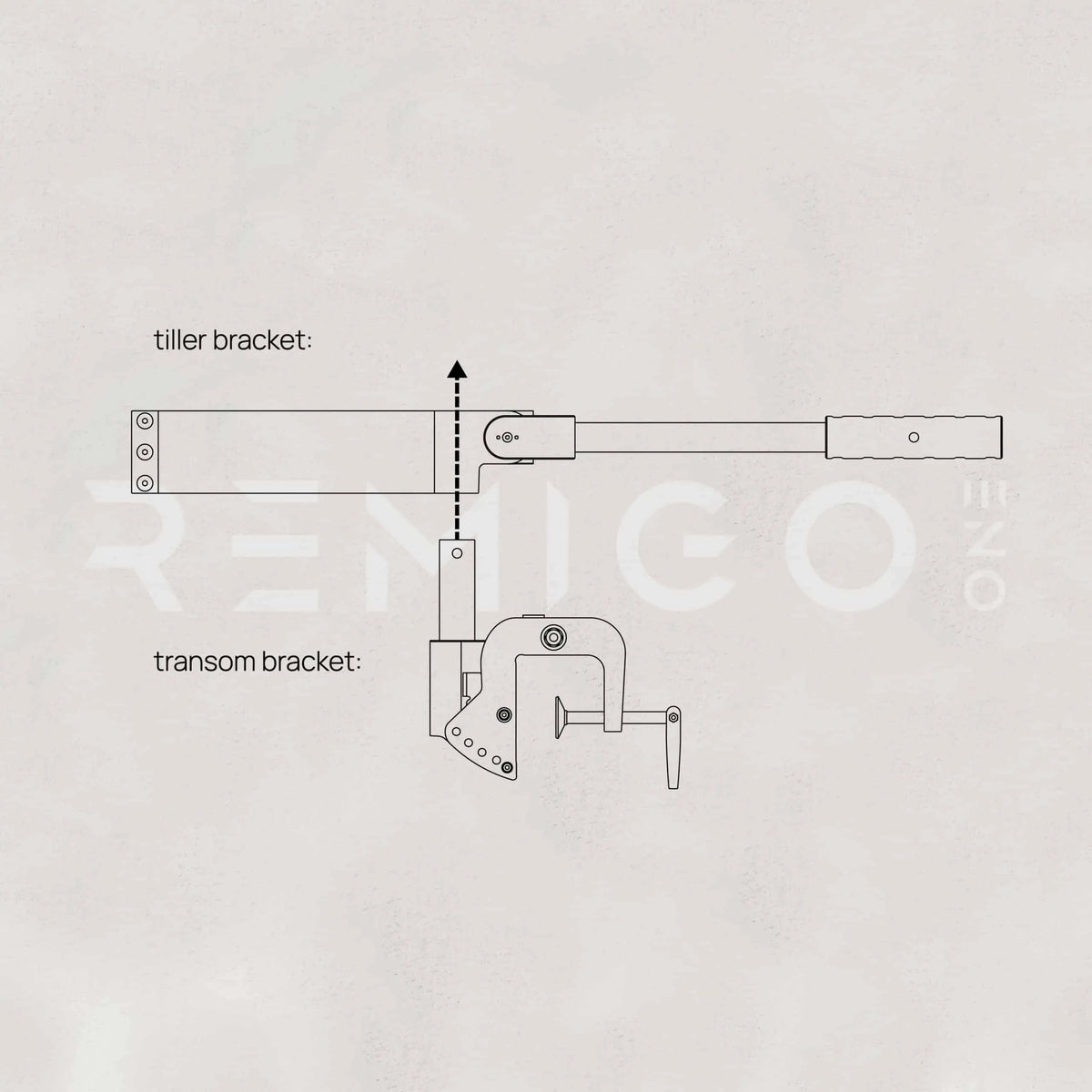 Remigo Spare Transom Bracket