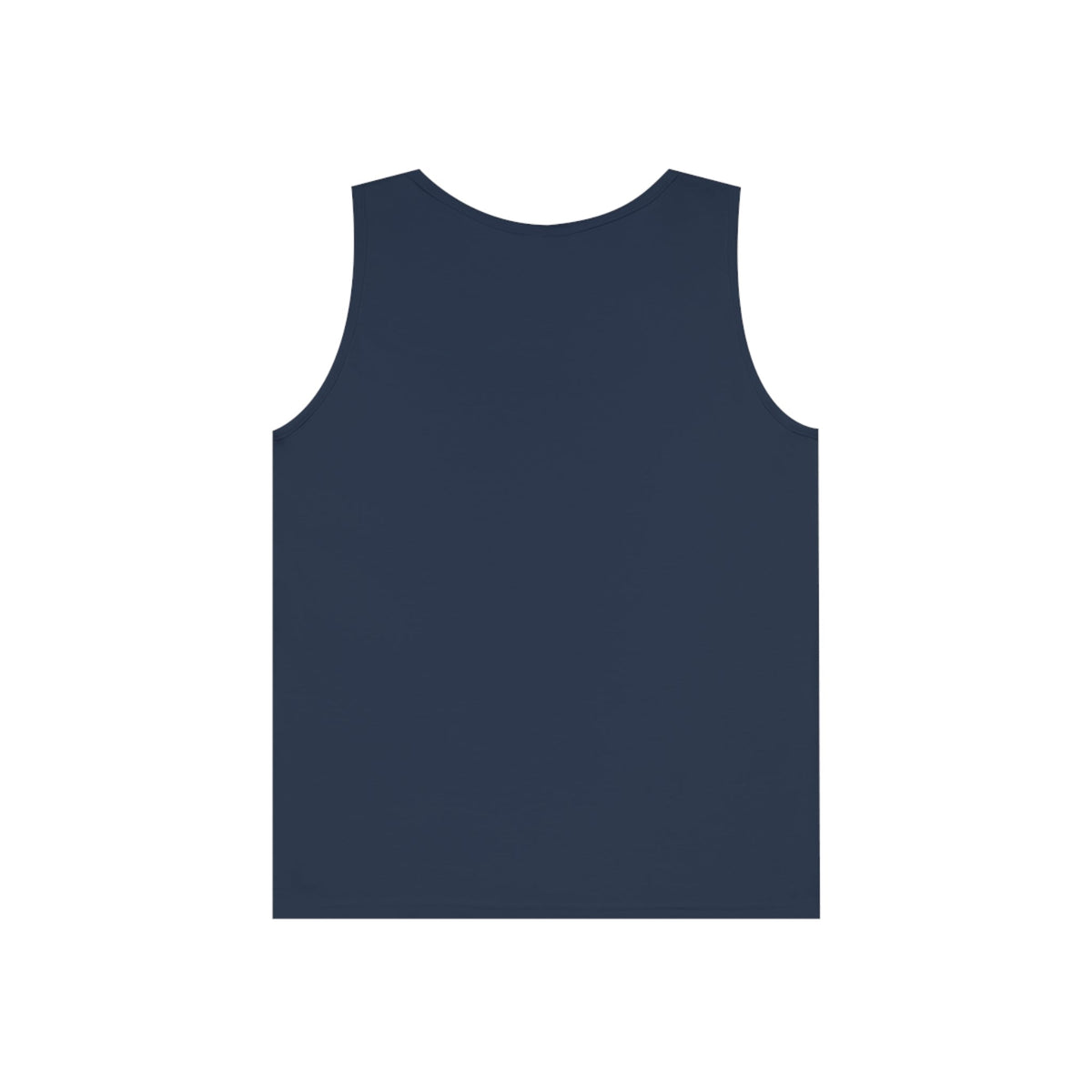 Navy blue cotton River Rat Tank top, classic fit, tear away label.