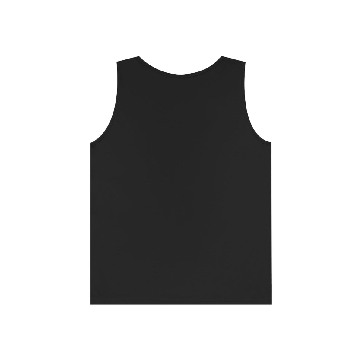 Black cotton River Rat Tank, classic fit, tear-away label.