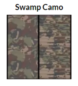 CLEARANCE - HYDRO TURF Swamp Camo Cut Groove 2 Sheets - Slight damage