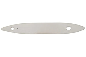 Sea Eagle 385ft white inflatable drop stitch floor with two holes and textured surface.