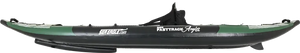 Sea Eagle 385fta FastTrack Angler inflatable kayak, dark green and black, with NeedleKnife keel.