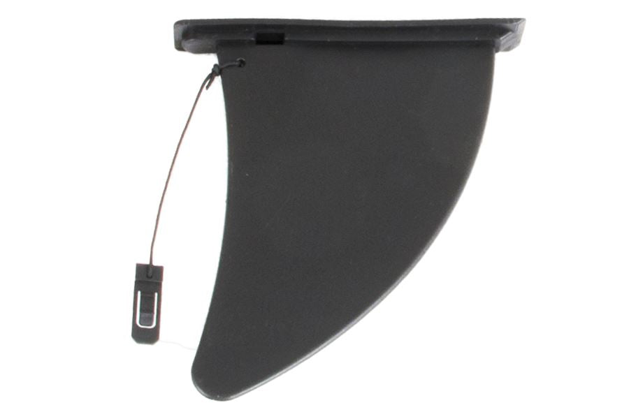 Black 8" Sea Eagle medium slide-in skeg with securing lanyard for HB96 &amp; FS126 paddle boards.