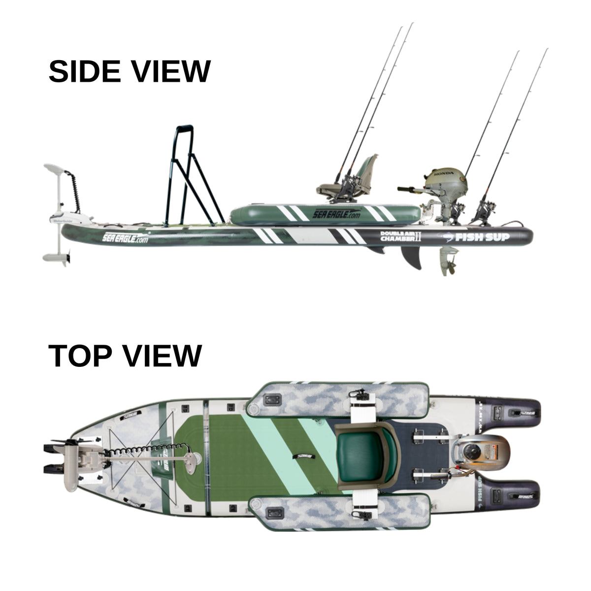Sea Eagle FS1210 Inflatable Fishing Stand-Up Paddleboard 2