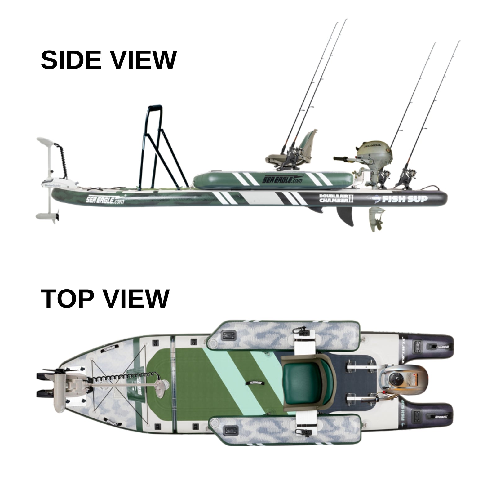 Sea Eagle FS1210 Inflatable Fishing Stand-Up Paddleboard