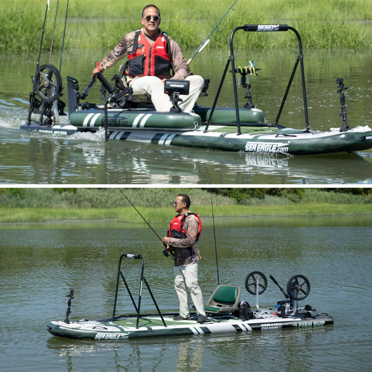 Sea Eagle FS1210 Inflatable Fishing Stand-Up Paddleboard 8