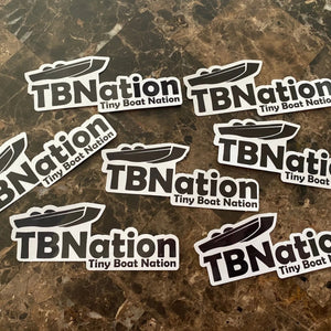 TBNation John Boat Tackle Box Sticker