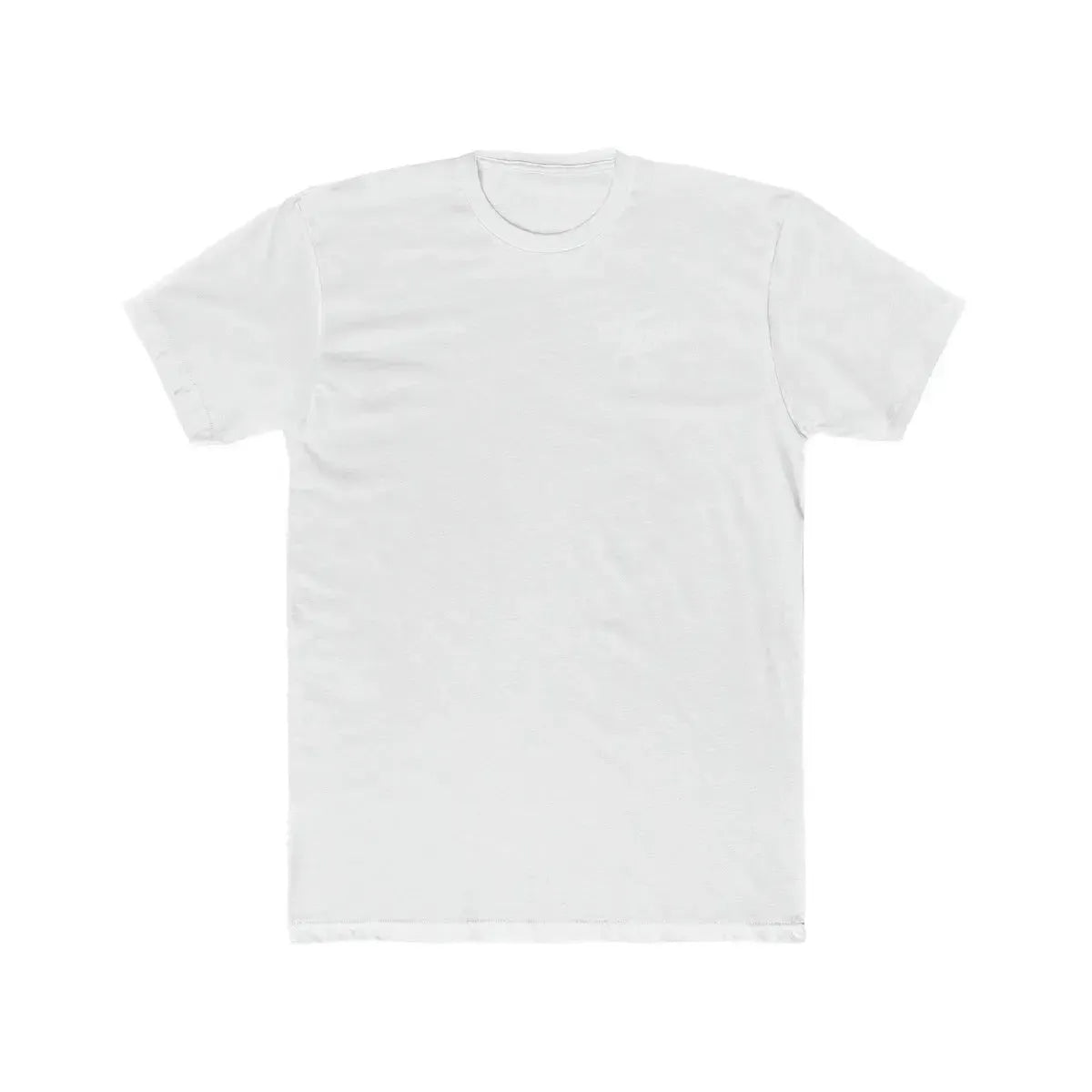 White combed ring-spun cotton "Tiller Time" t-shirt with premium fit and subtle chest graphic.