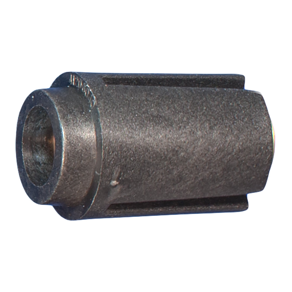 Turning Point Hub Kit #206, a dark gray, textured, cylindrical hub with brass inner splines.