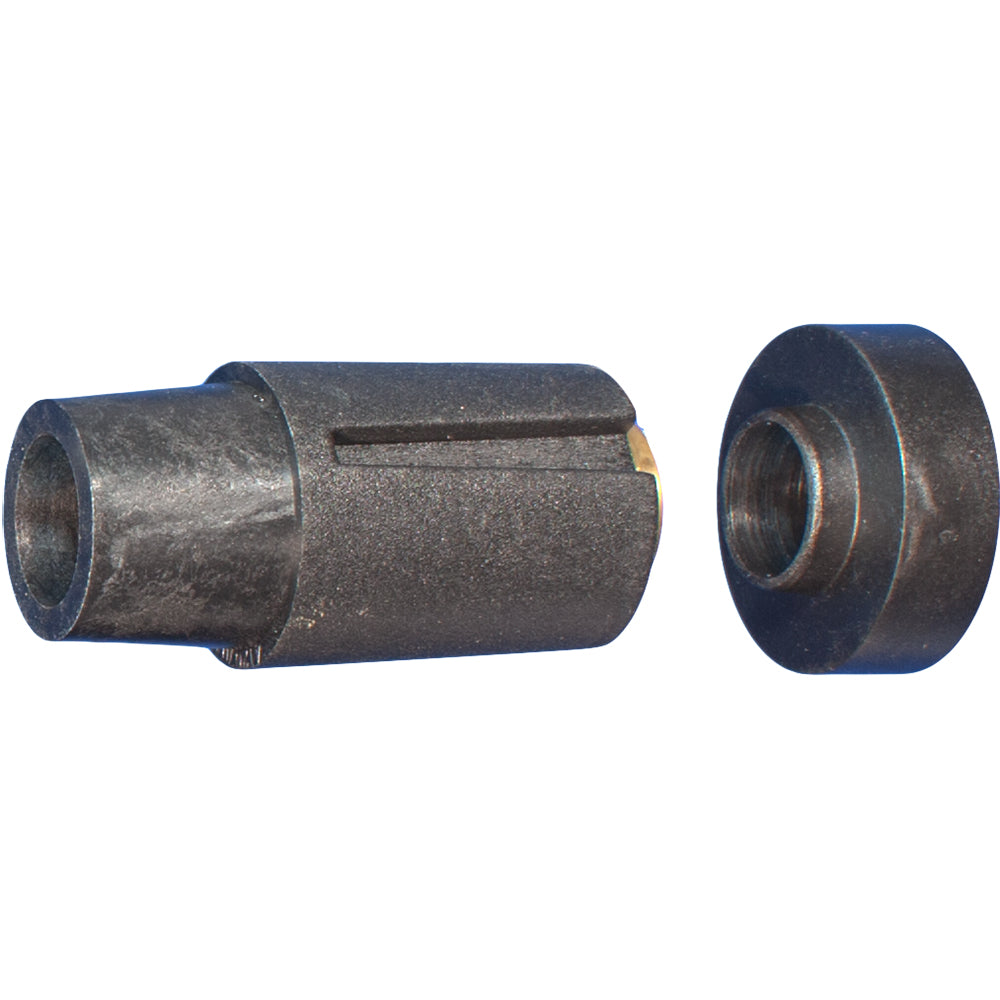 Turning Point Hub Kit #207, a dark gray, two-piece marine propeller hub with brass splines.