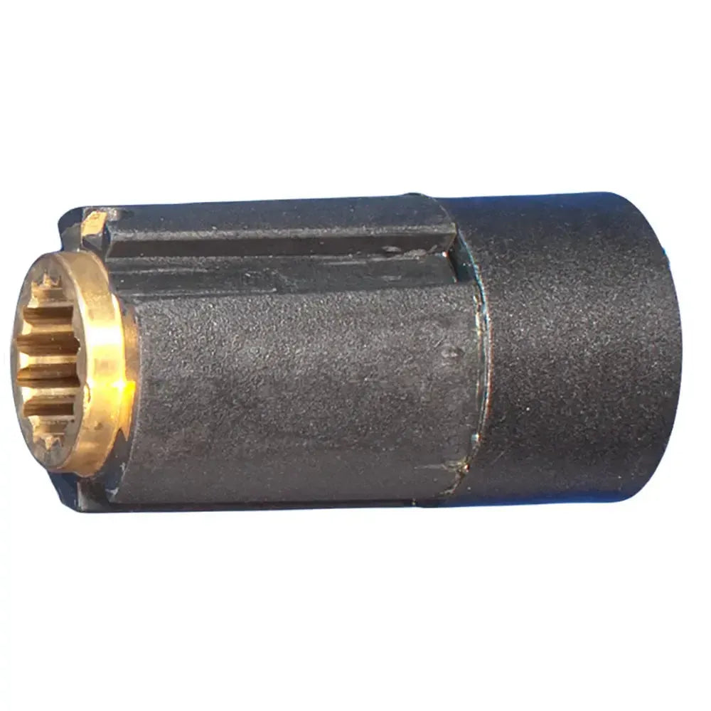 Turning Point Hub Kit #22 with a black outer hub and brass inner splines.