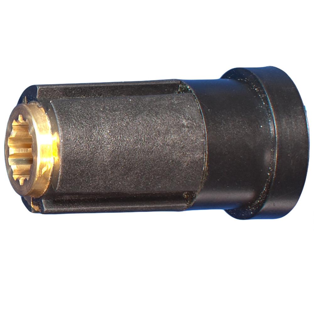 Turning Point Hub Kit #25 with a black outer hub and brass splines.