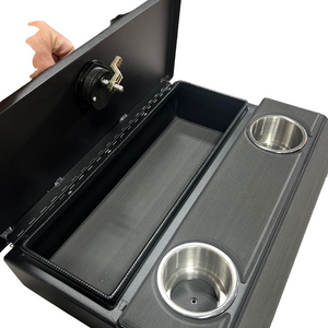 Center Storage Console with Dry Hatch