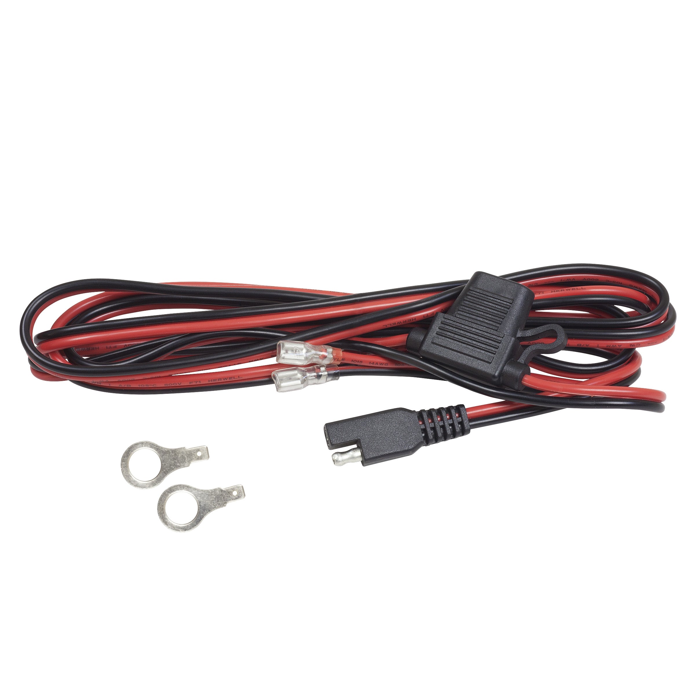 Install Bay RVST10 Red Spade Terminals – 22-18 Gauge, #10 – 100-Pack