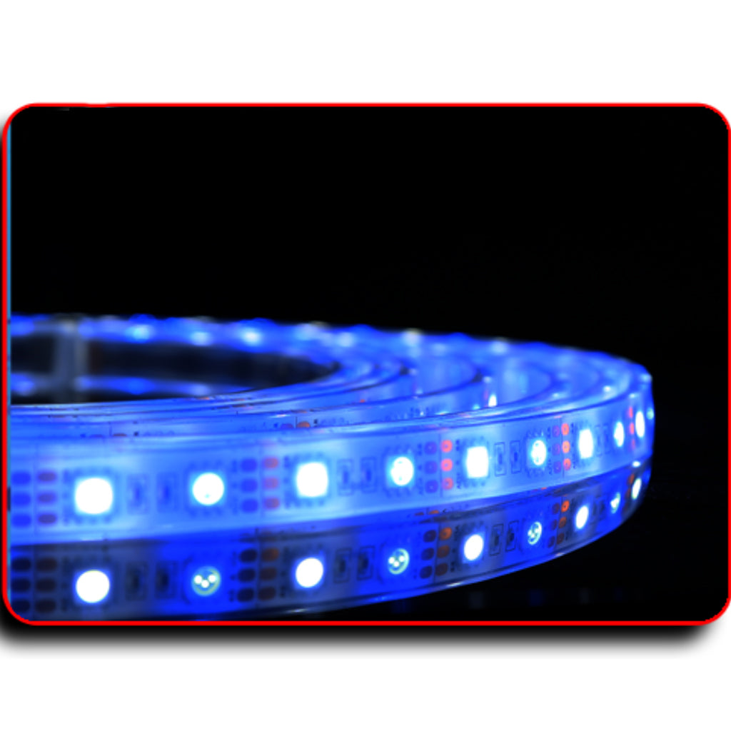Waterproof Flexible Light Strip - IP68 - 12V Dual Color Blue + Cool White